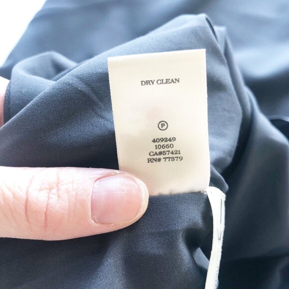 ANN TAYLOR Sequin Rhinestone Collar Gray Shift Dress Womens 12 - Picture 7 of 9